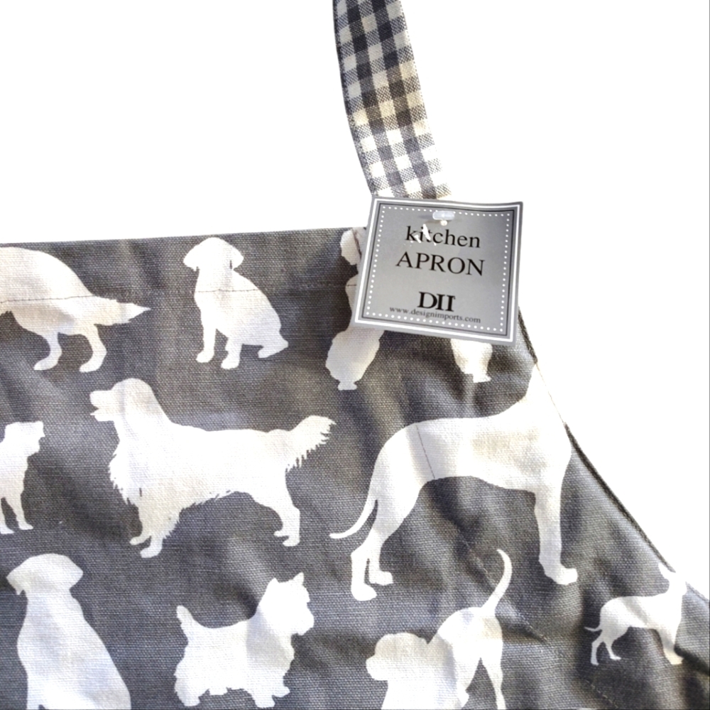 DII Everyday Pets Kitchen Collection Chef Apron. One Size - Picture 4 of 4
